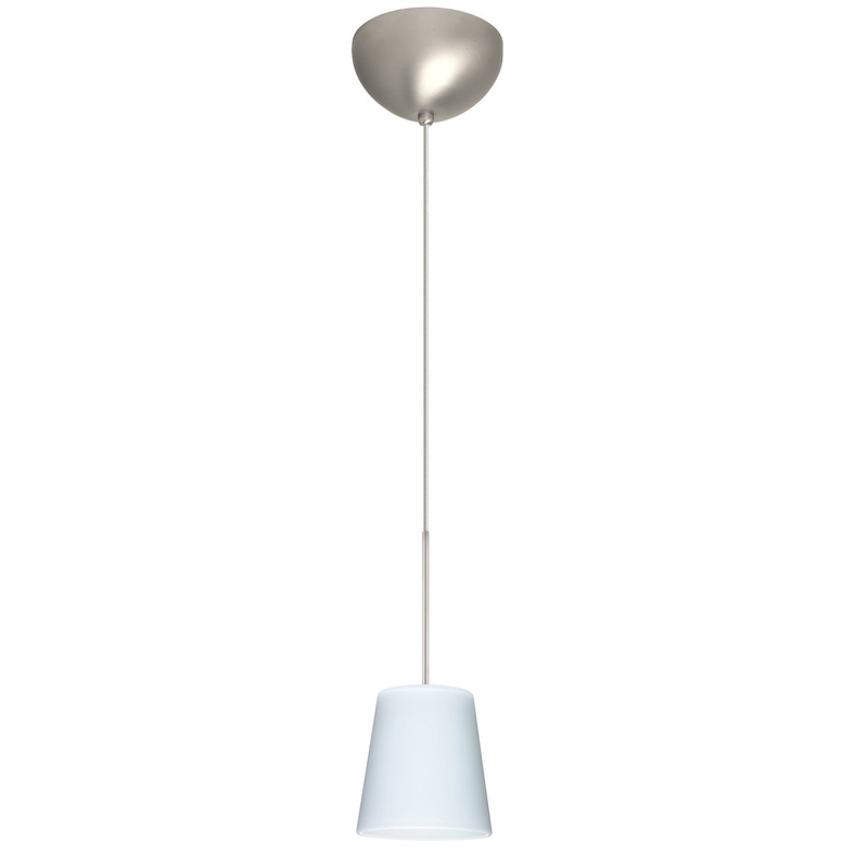Canto One Light Pendant in Satin Nickel