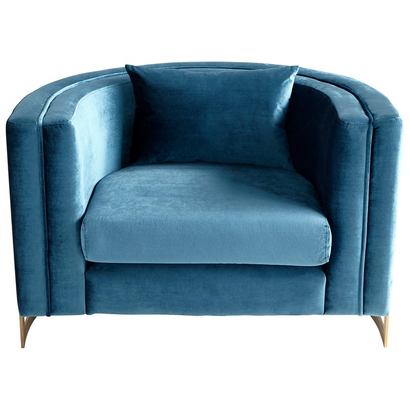 Chair in Brushed Brass
