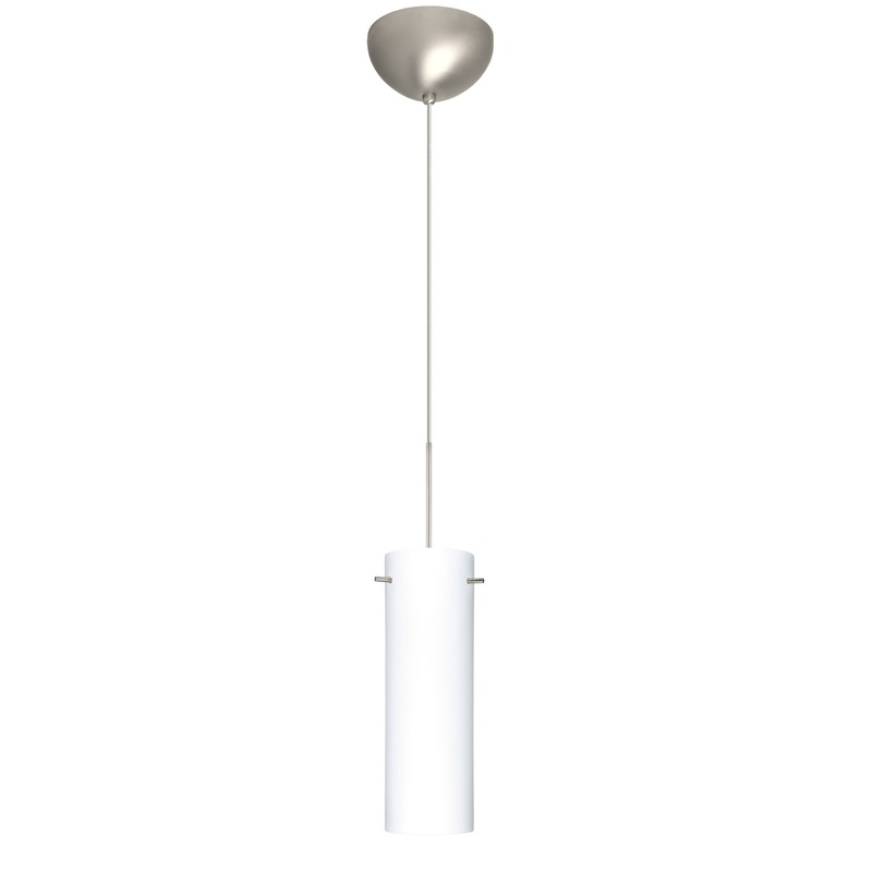 Copa One Light Pendant in Satin Nickel
