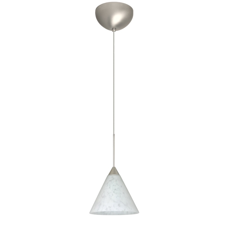 Kani One Light Pendant in Satin Nickel