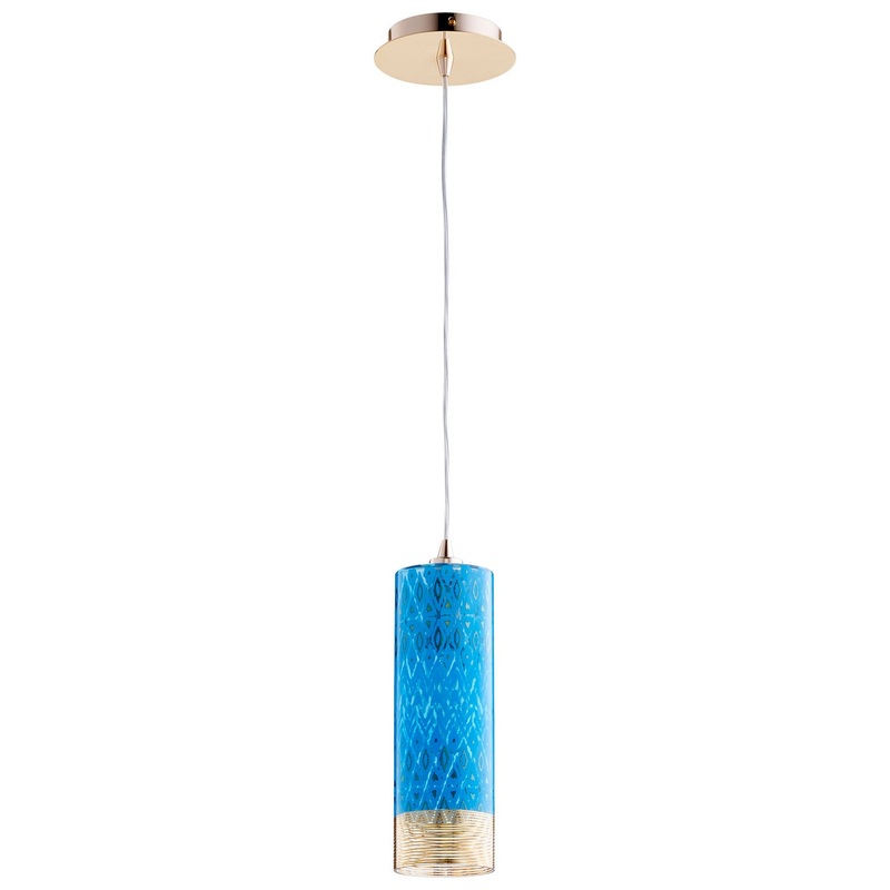 One Light Pendant in Gold
