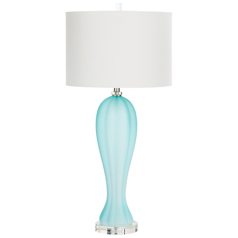 One Light Table Lamp in Green