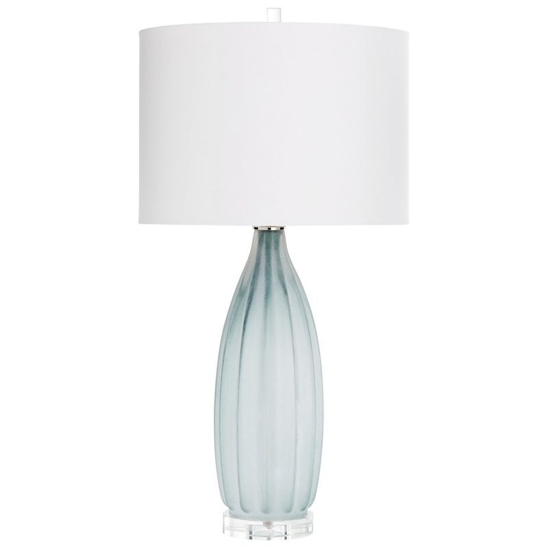 One Light Table Lamp in Grey
