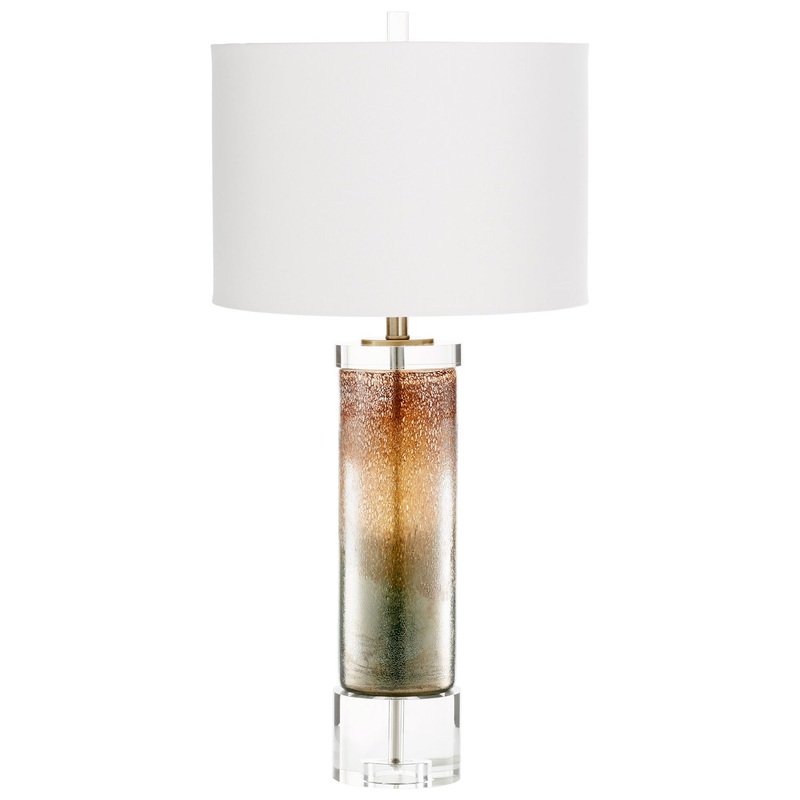 One Light Table Lamp in Lunar Brown