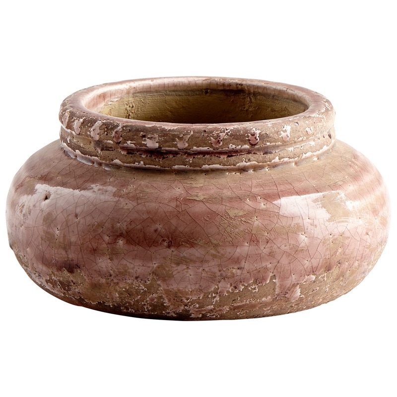 Planter in Purple Glaze