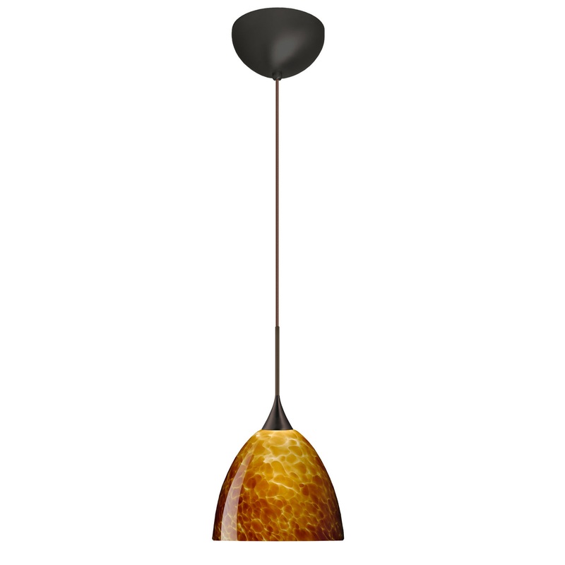Sasha One Light Pendant in Bronze