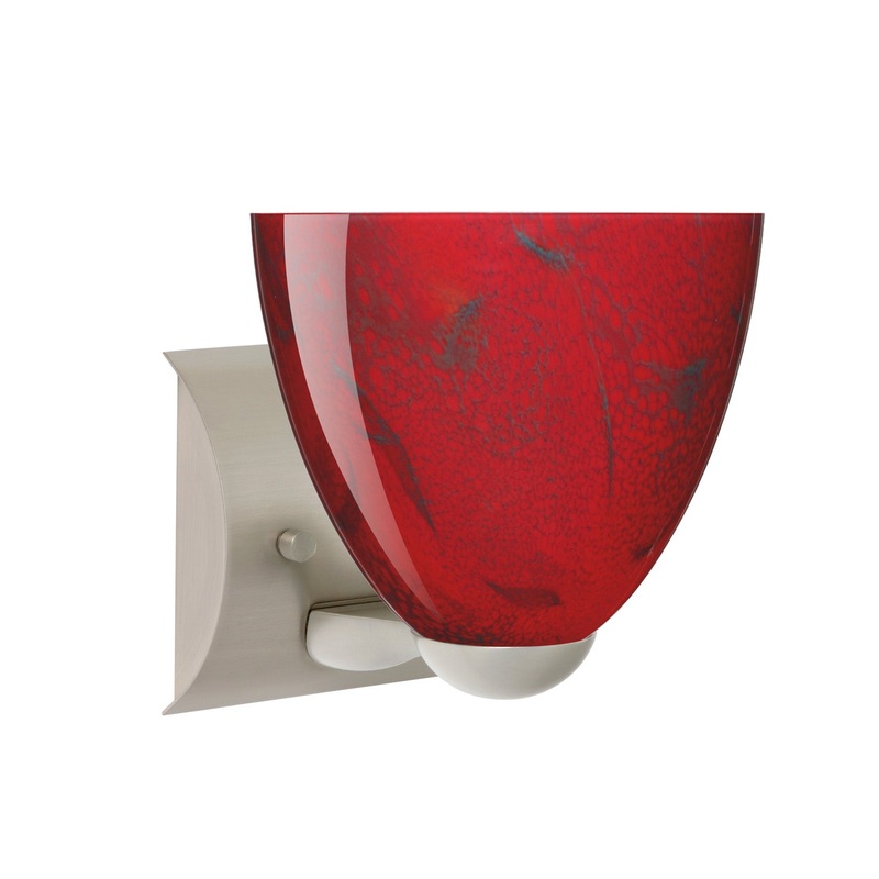 Sasha One Light Wall Sconce in Satin Nickel