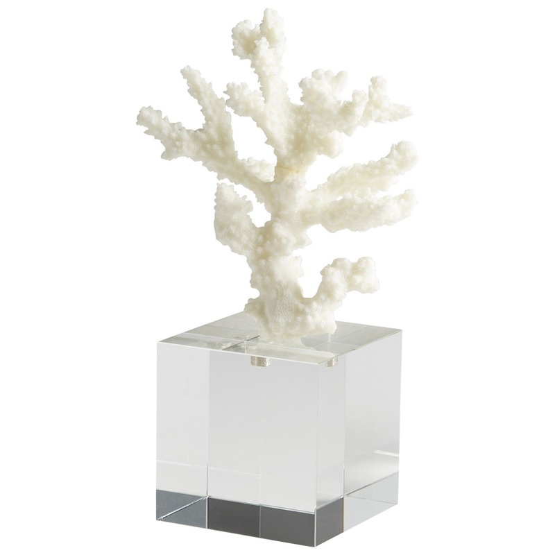 Sculpture in White And Clear