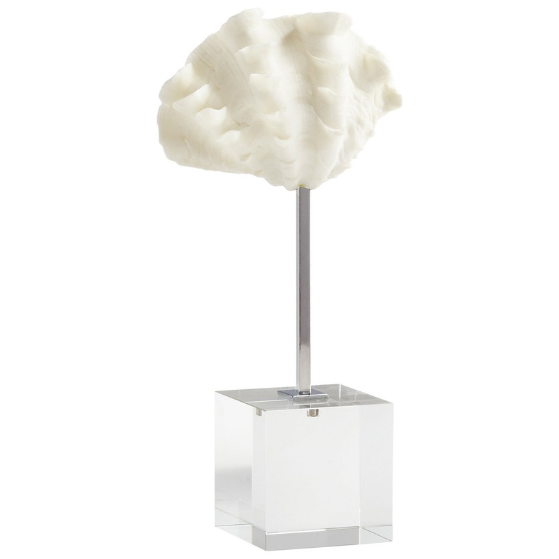Sculpture in White And Polished Nickel