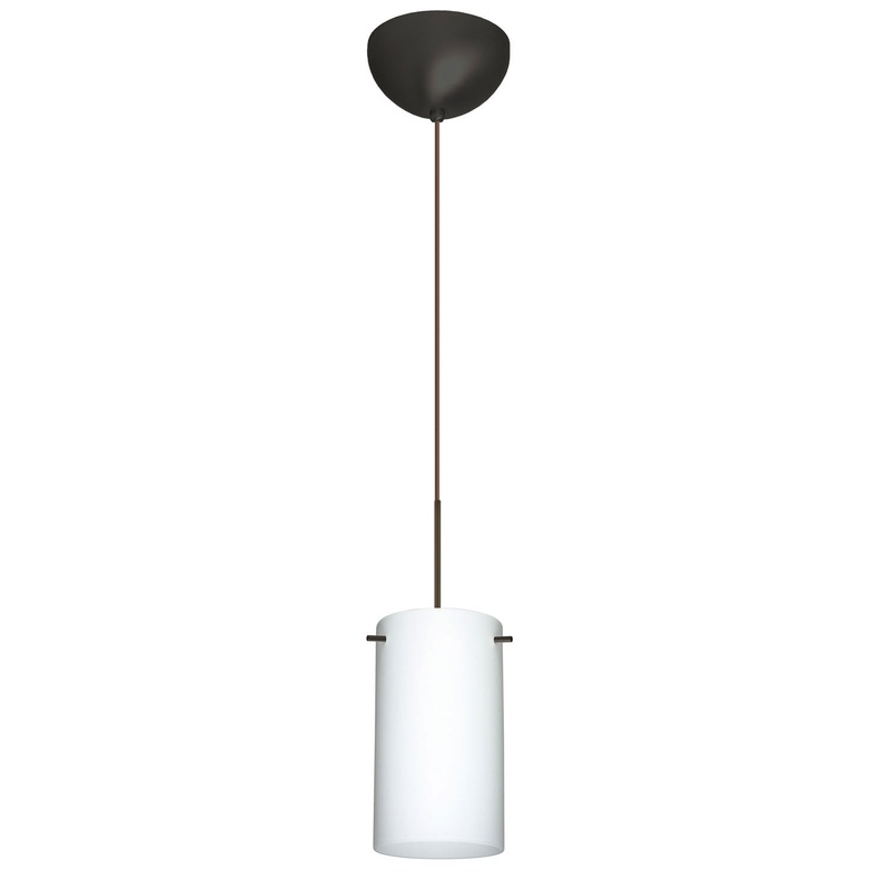 Stilo One Light Pendant in Bronze
