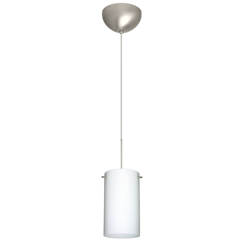 Stilo One Light Pendant in Satin Nickel