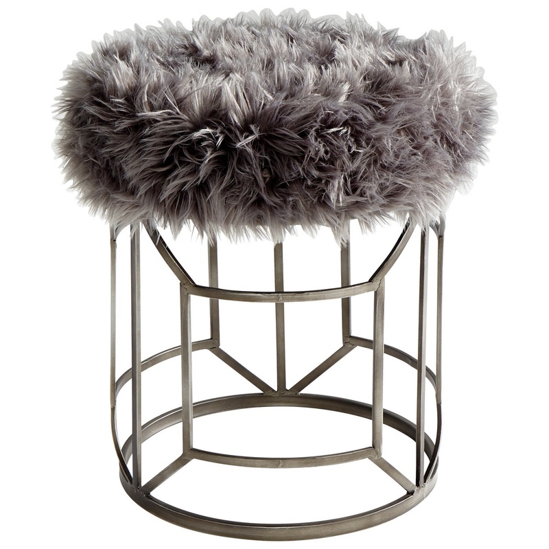 Stool in Graphite And Grey