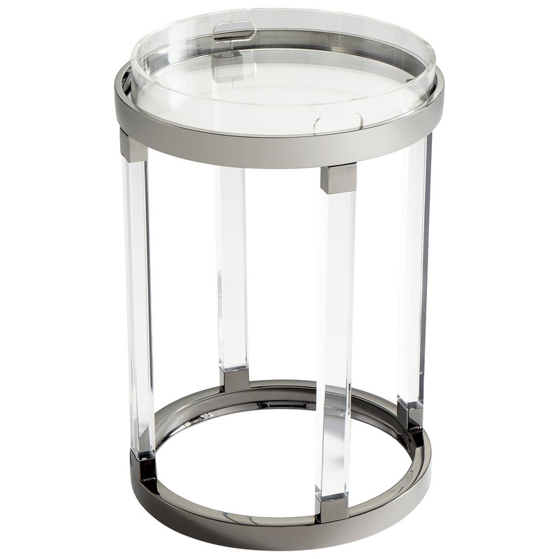 Tray Table in Gun Metal