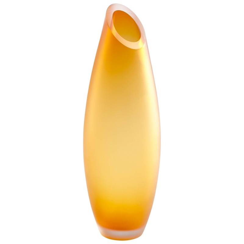 Vase in Apricot Orange