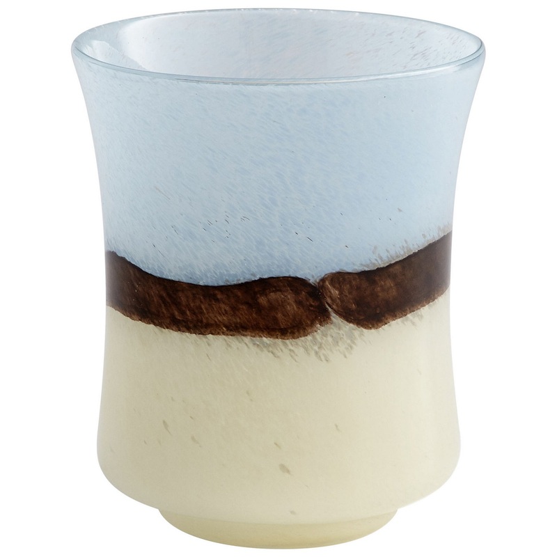 Vase in Brown And Ivory
