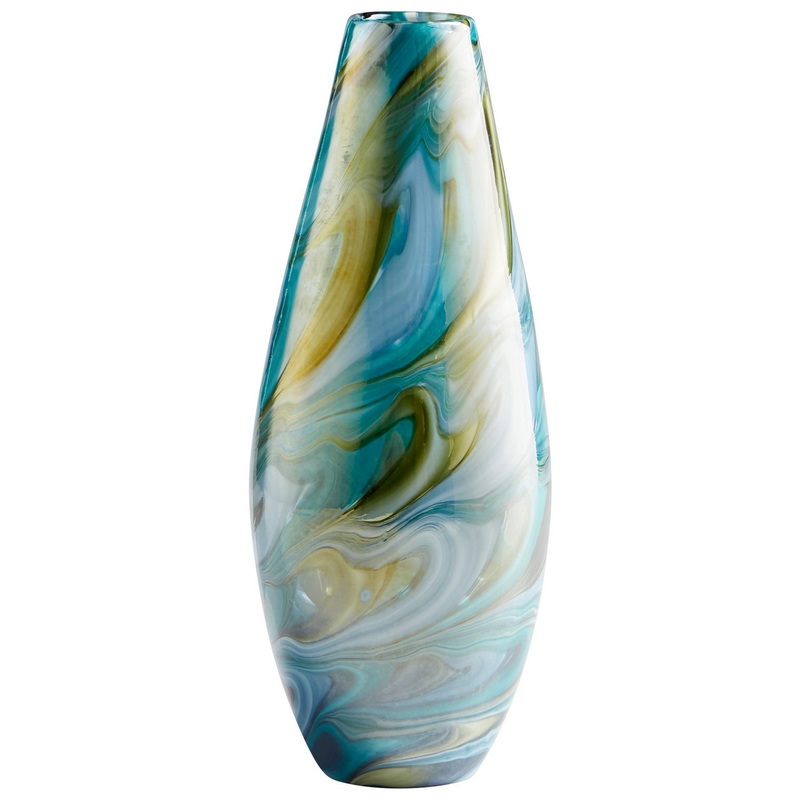 Vase in Multi Colored Blue