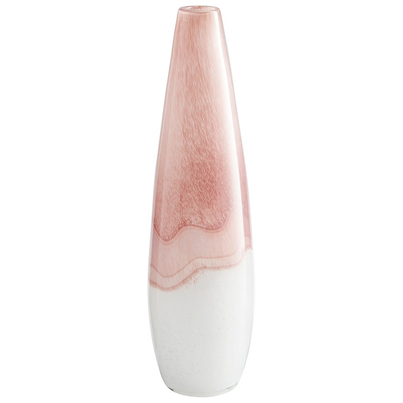 Vase in Pink/White