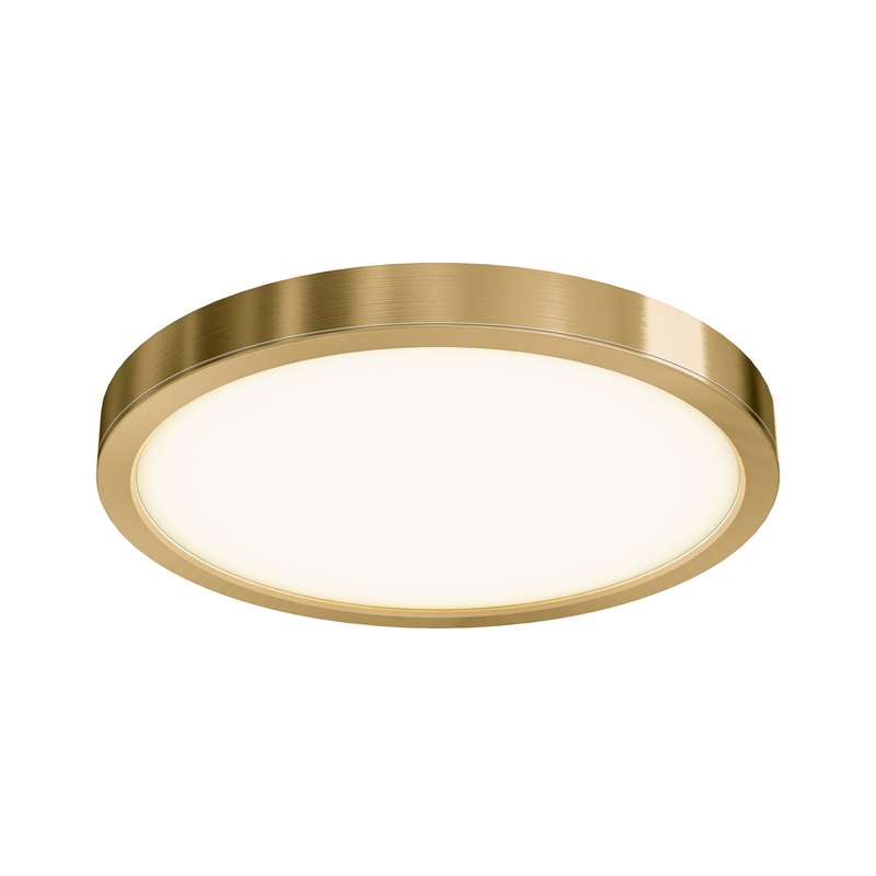 LED Flush Mount in Brushed Bronze