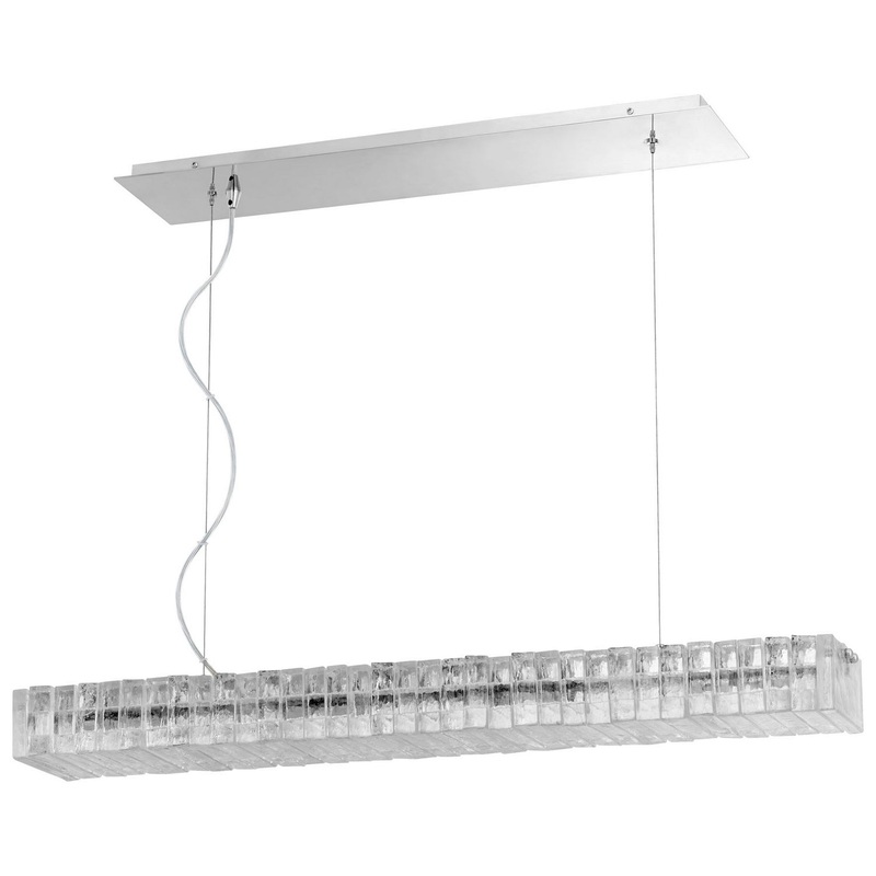 LED Island Pendant in Polished Nickel