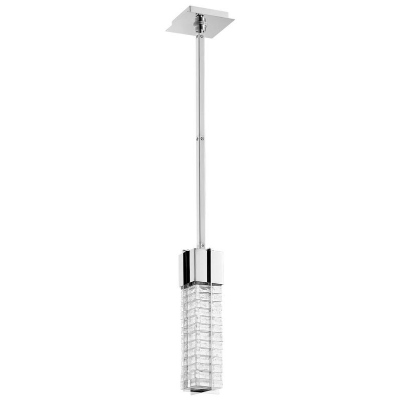 LED Pendant in Polished Nickel