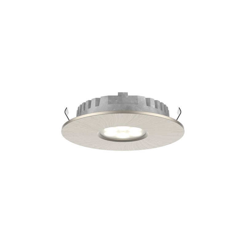 LED Recessed Superpuck in Satin Nickel