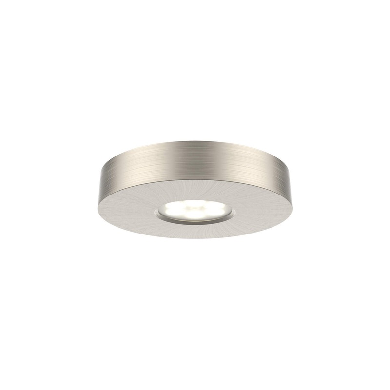 LED Surface Mounting Superpuck in Satin Nickel