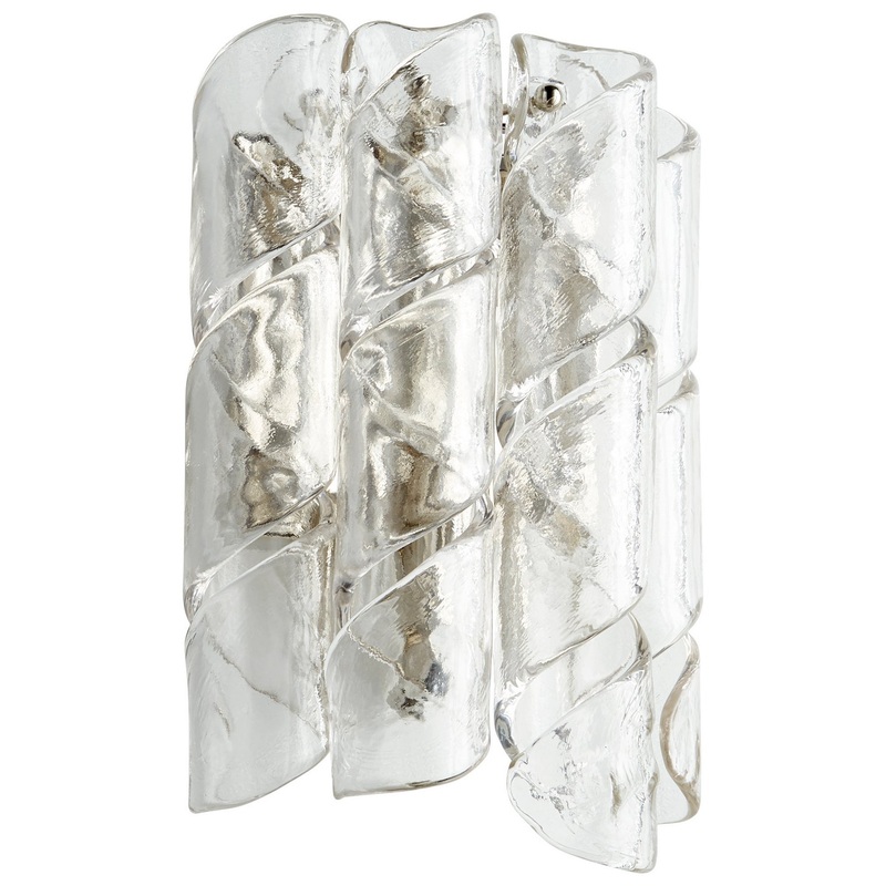 One Light Wall Bracket in Polished Nickel