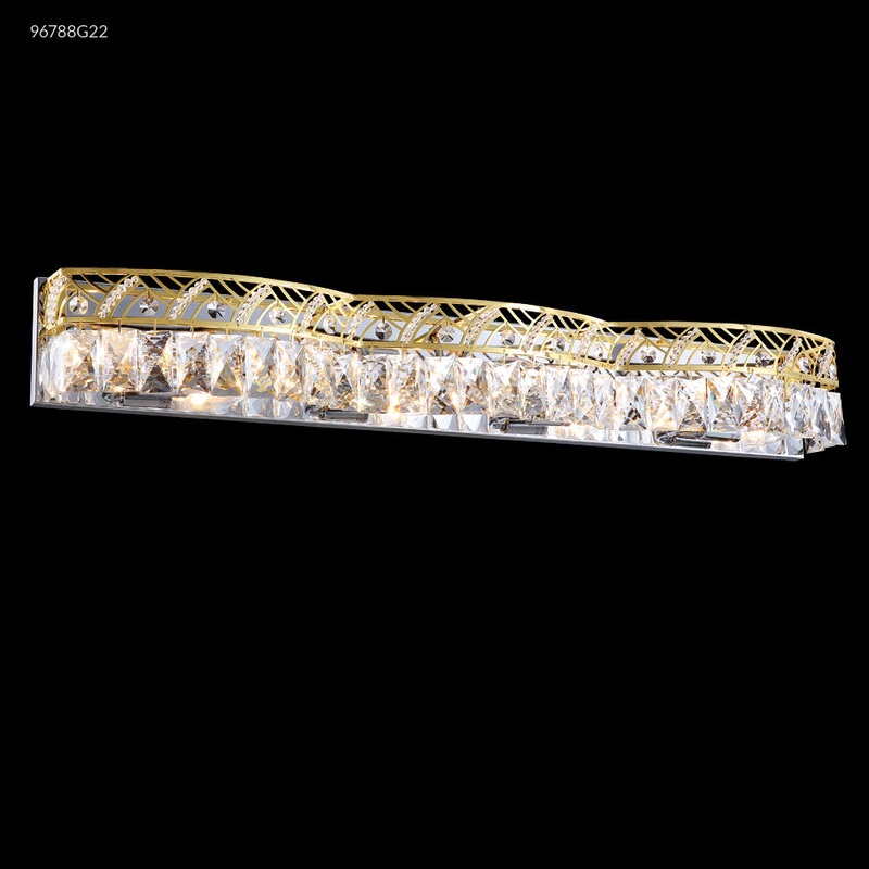 Vanity Light Eight Light Vanity in Gold