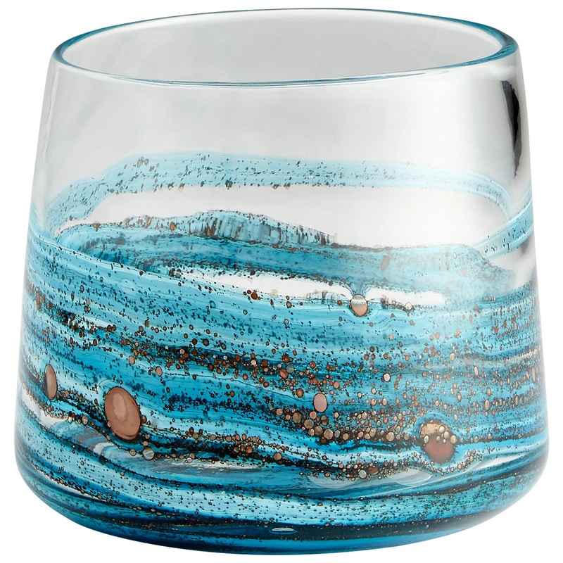 Vase in Blue//Gold Dust