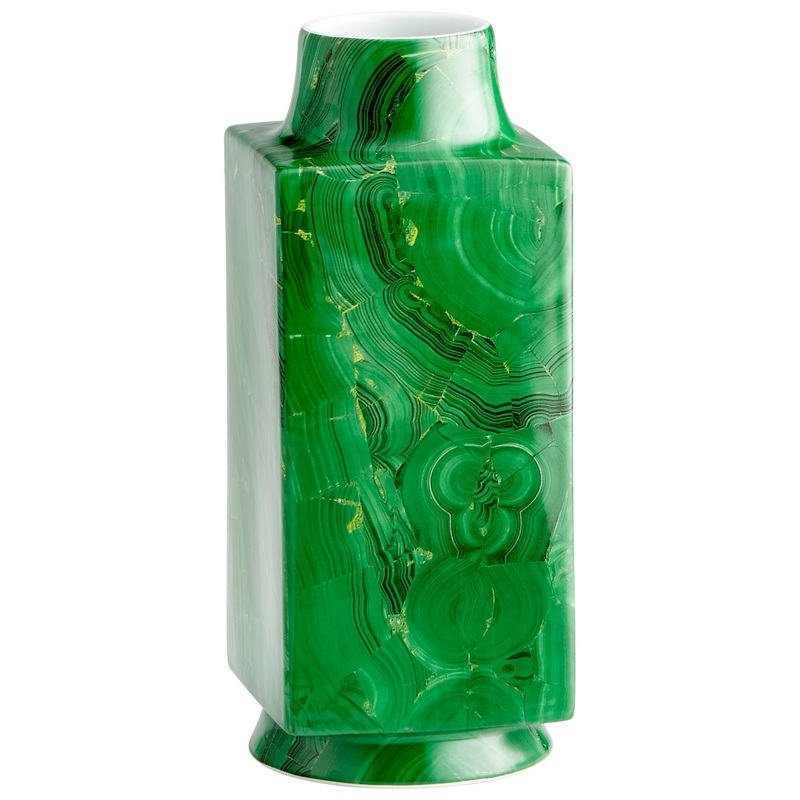 Vase in Malachite