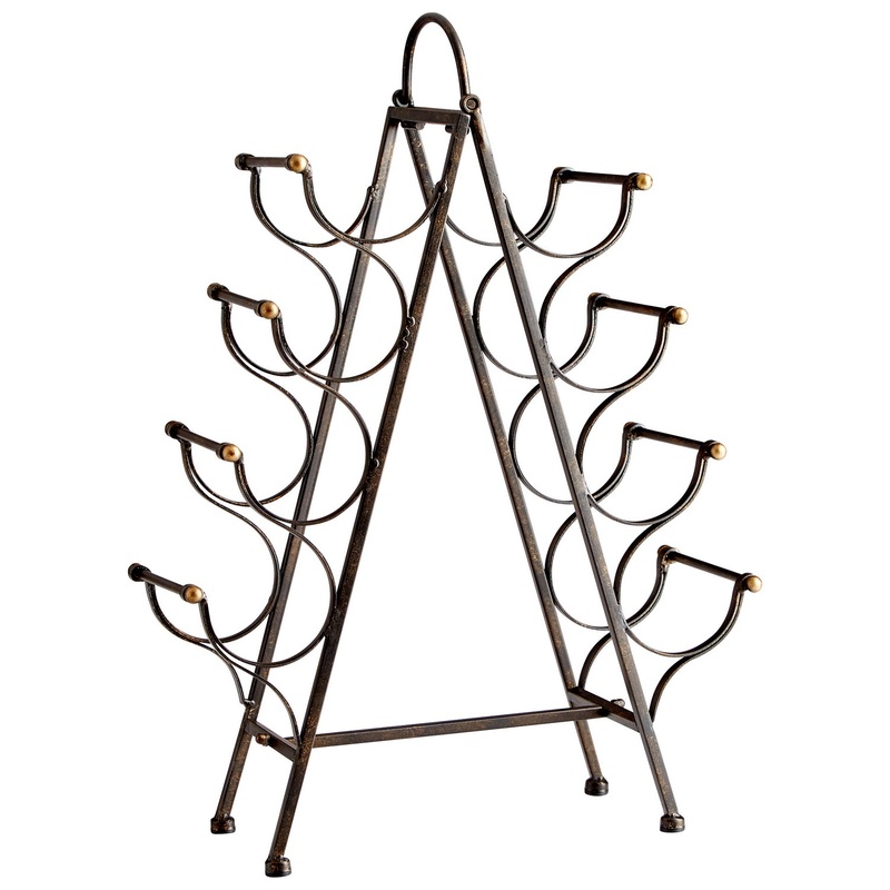 Wine Rack in Bronze