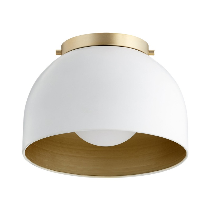 3004 Ceiling Mounts One Light Ceiling Mount in Studio White