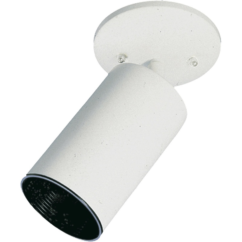 3128 Bullet Fixtures One Light Ceiling Mount in White