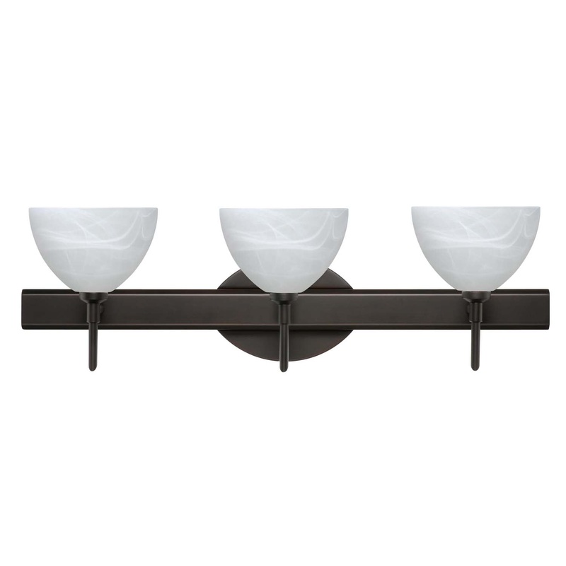 Brella Three Light Wall Sconce in Bronze