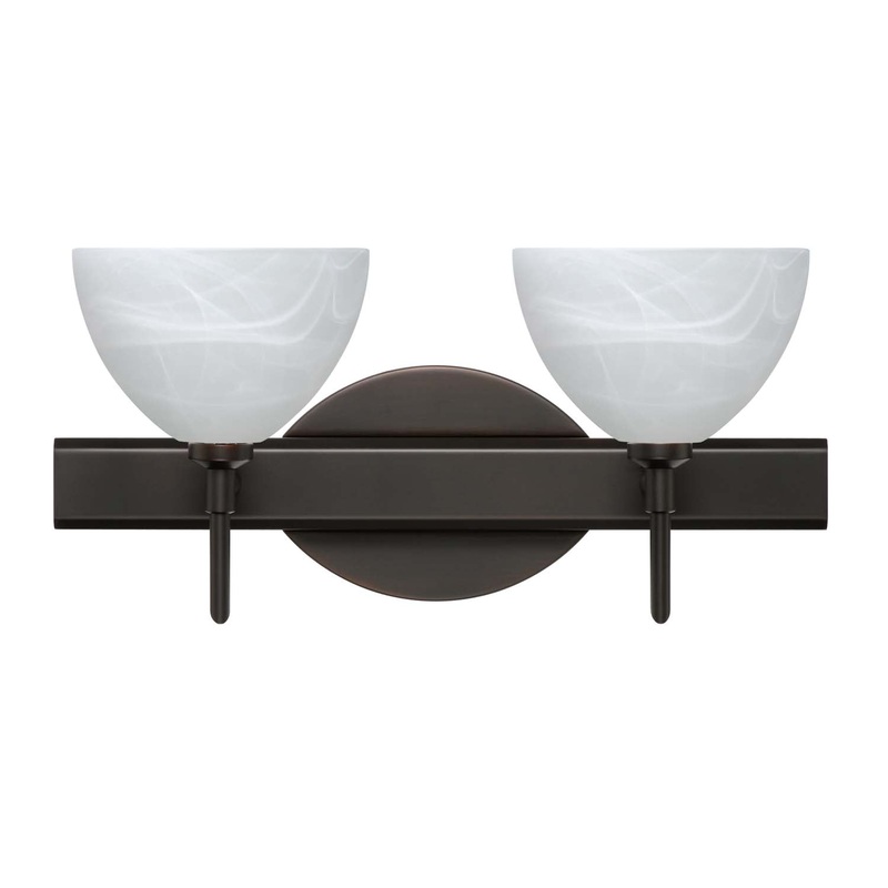 Brella Two Light Wall Sconce in Bronze