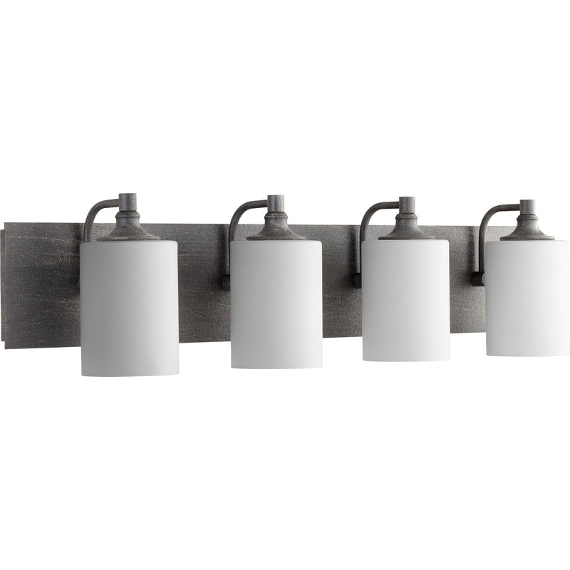 Celeste Four Light Vanity in Zinc