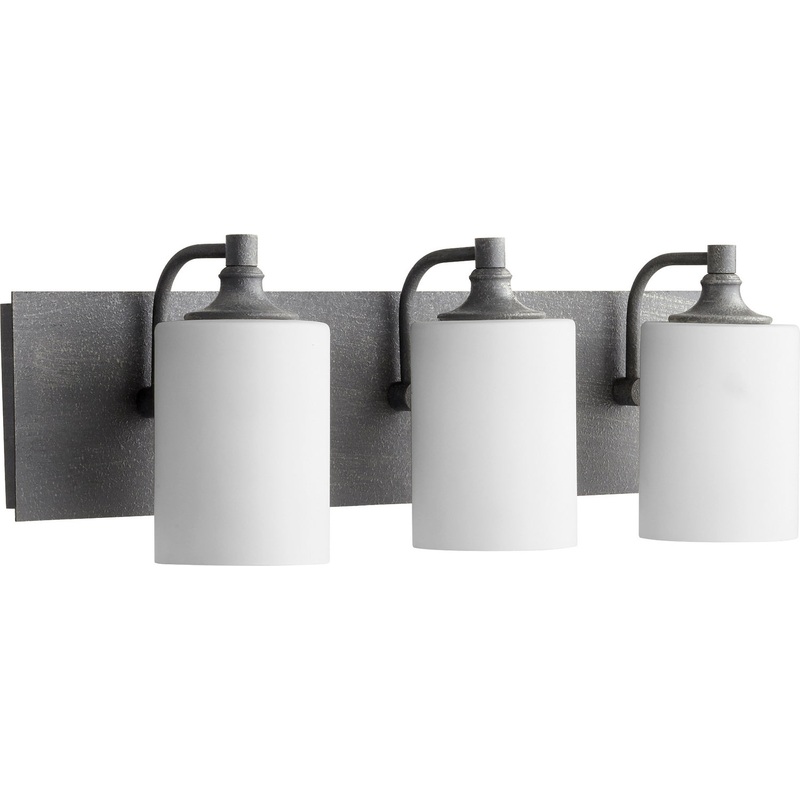 Celeste Three Light Vanity in Zinc