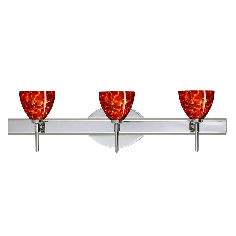 Divi Three Light Wall Sconce in Chrome