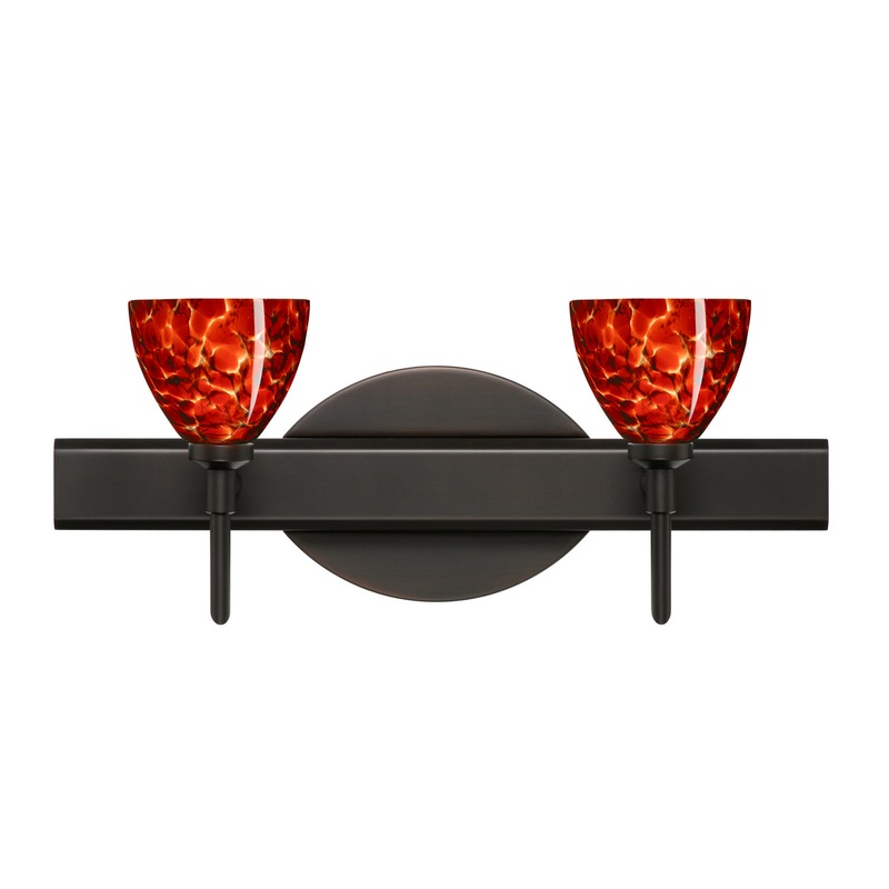 Divi Two Light Wall Sconce in Bronze