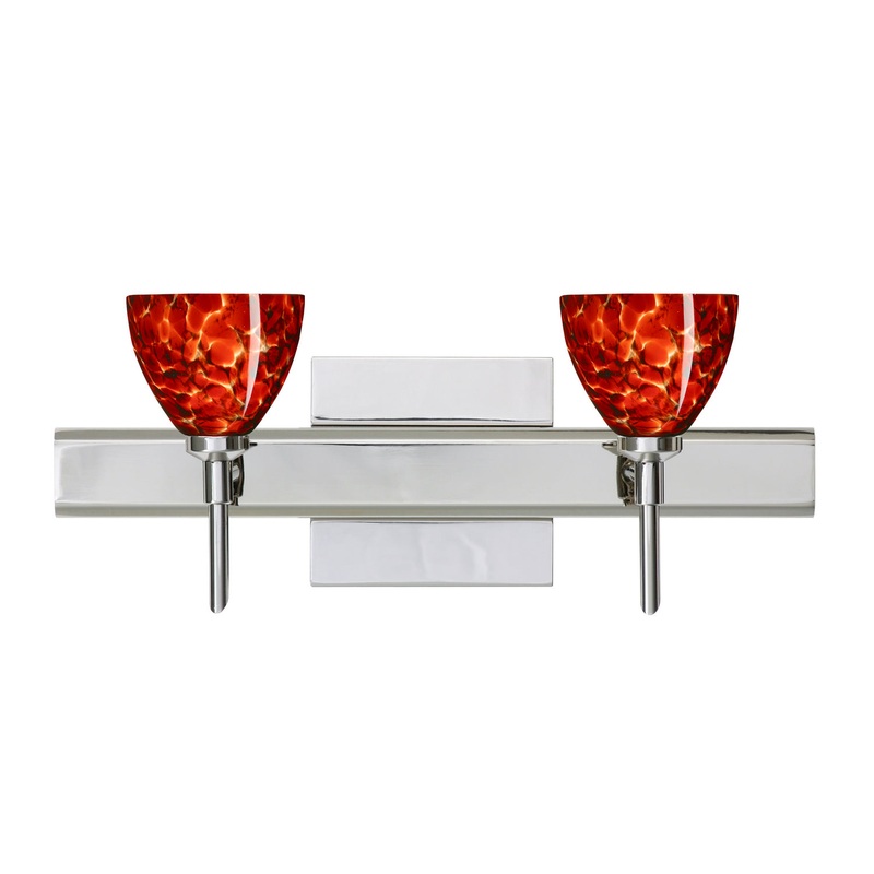 Divi Two Light Wall Sconce in Chrome