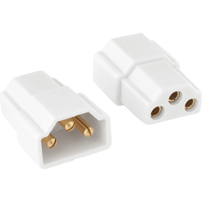 Electrical Components Under Cabinet in White