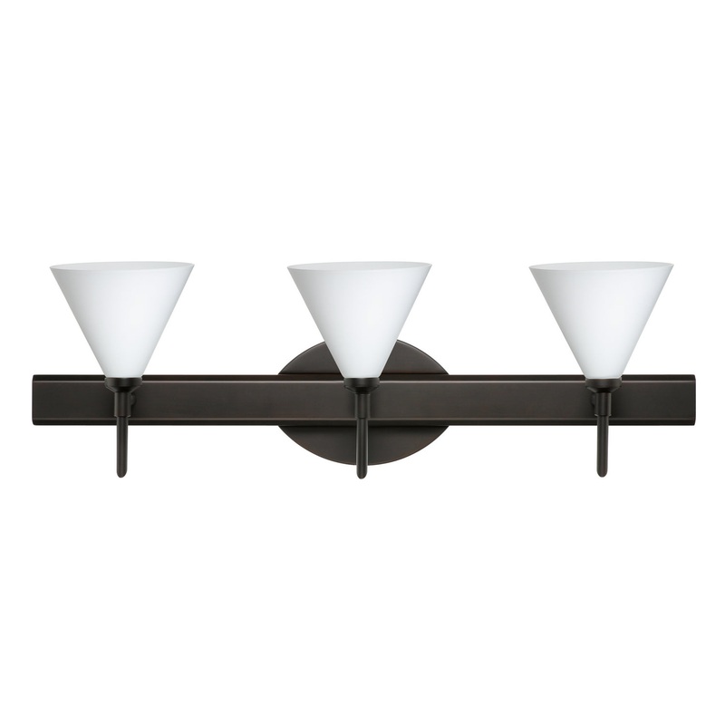 Kani Three Light Wall Sconce in Bronze