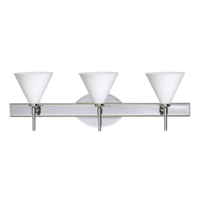 Kani Three Light Wall Sconce in Chrome