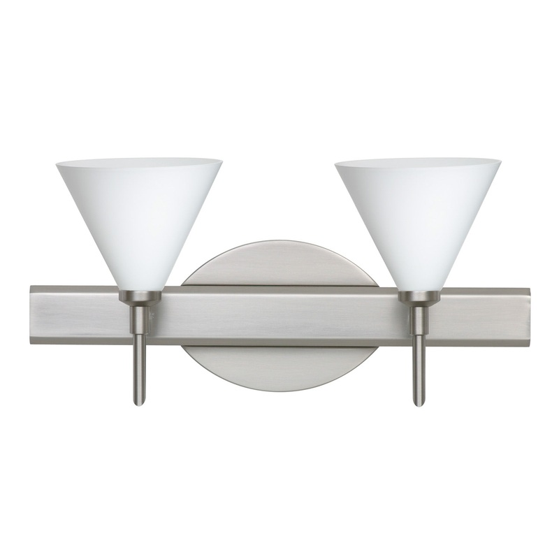 Kani Two Light Wall Sconce in Satin Nickel
