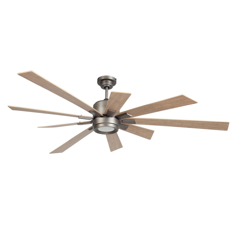 Katana 72``Ceiling Fan in Antique Nickel