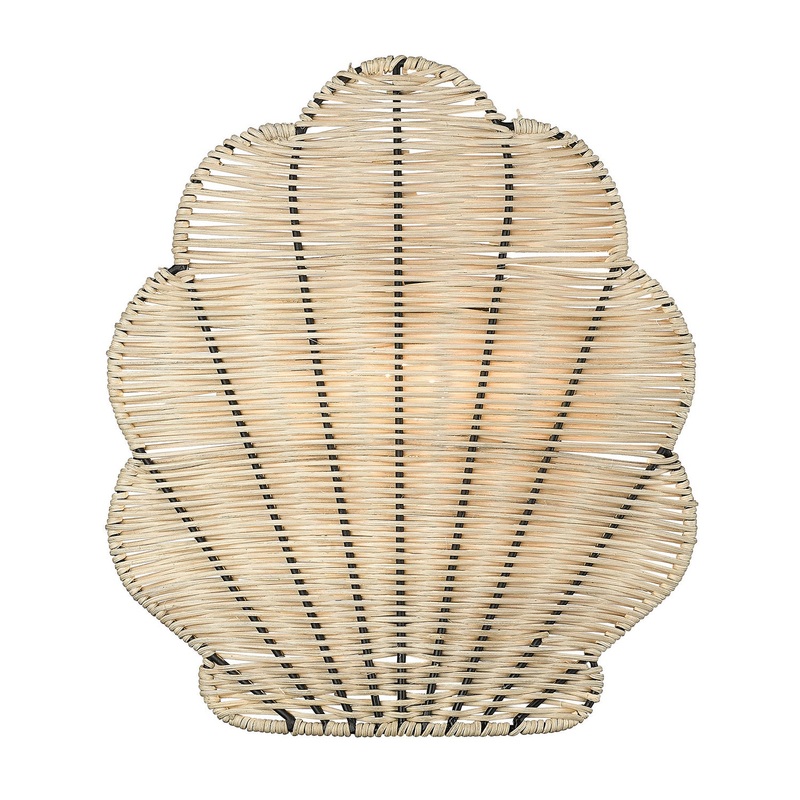 Malia One Light Wall Sconce in Matte Black