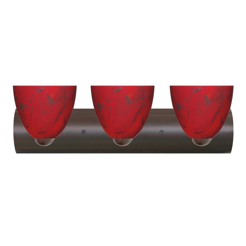 Sasha Three Light Wall Sconce in Bronze