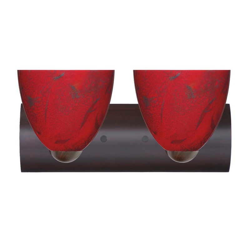 Sasha Two Light Wall Sconce in Bronze