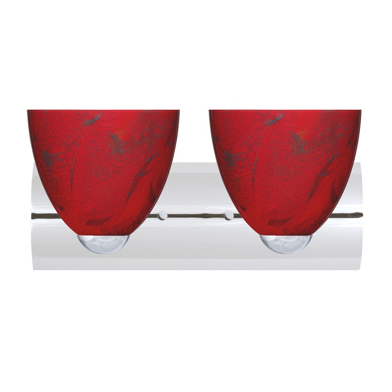 Sasha Two Light Wall Sconce in Chrome