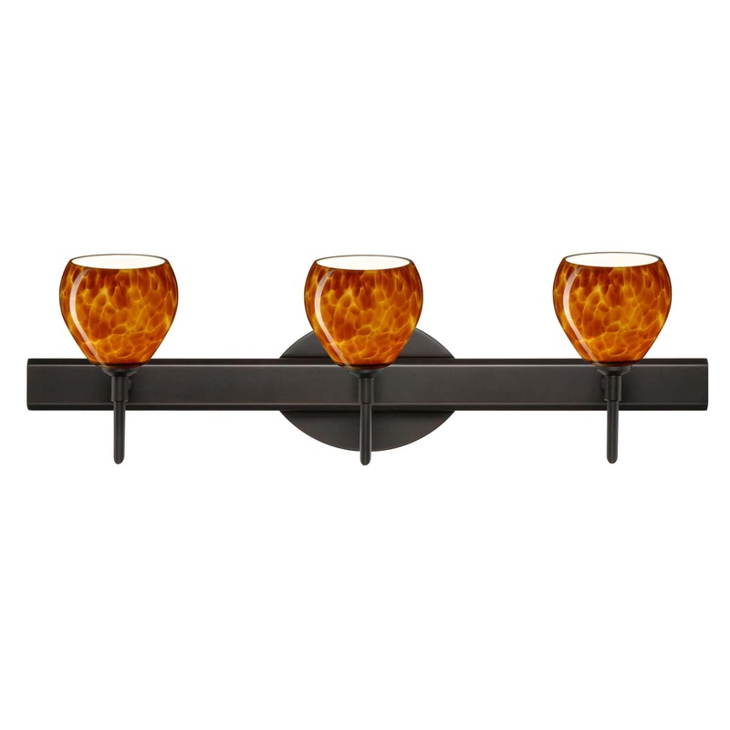 Tay Tay Three Light Wall Sconce in Bronze